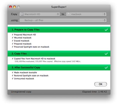 how to clone boot camp superduper|superduper for mac.